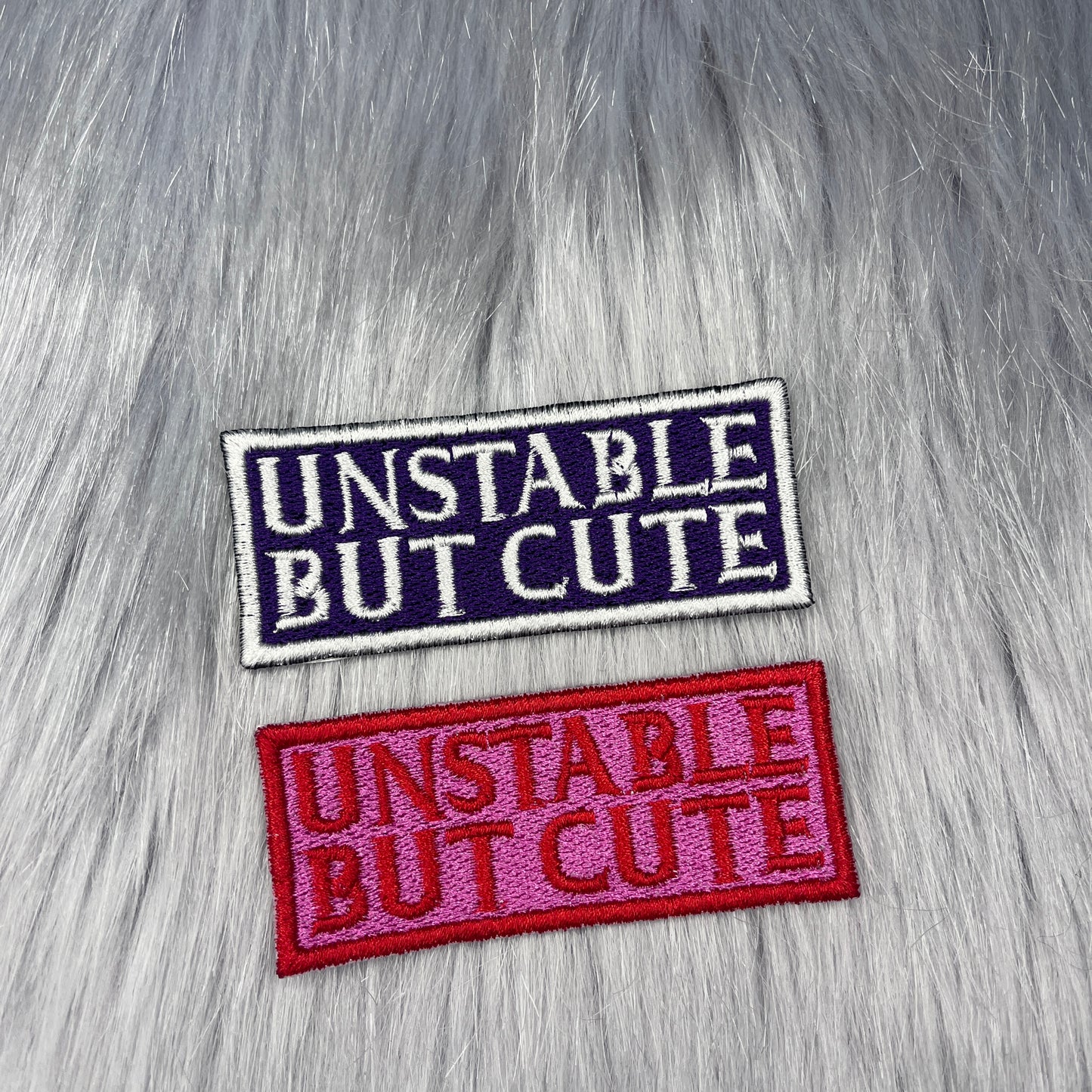 Unstable But Cute Embroidered Patch