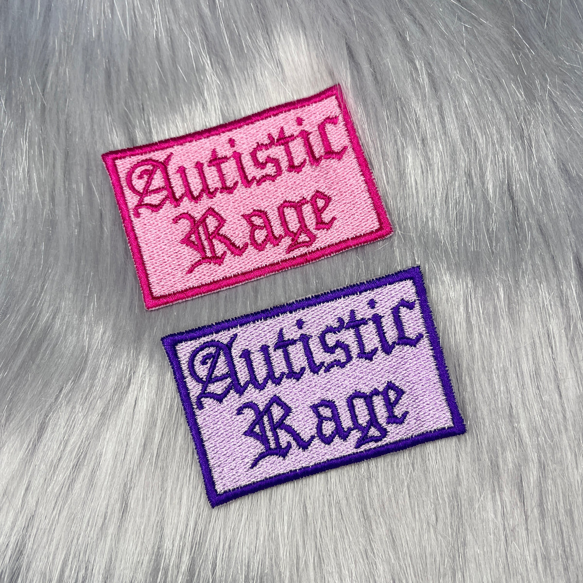 Autistic Rage Embroidered Patch