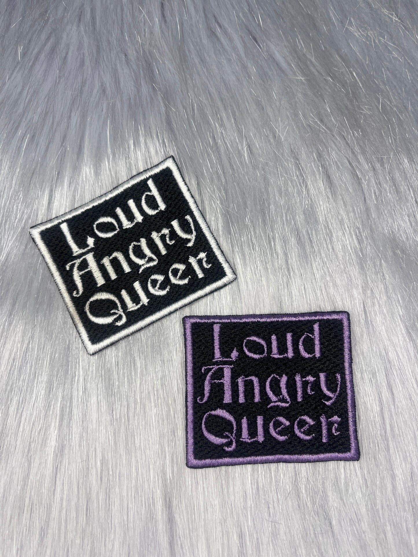 Loud Angry Queer Embroidered Patch