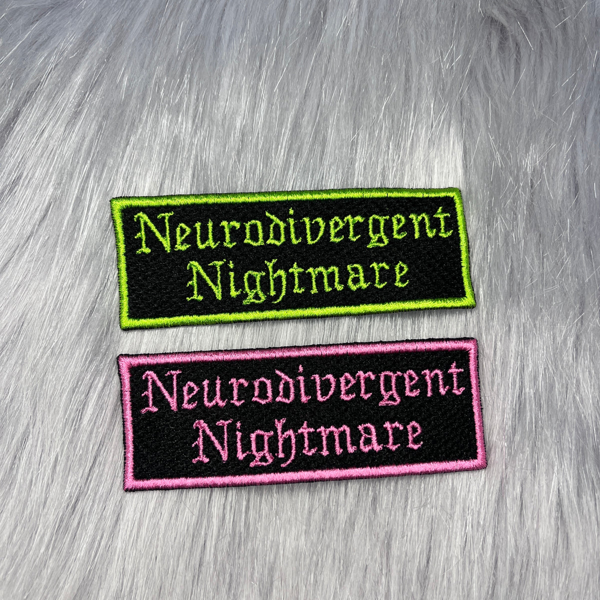 Neurodivergent Nightmare Embroidered Patch