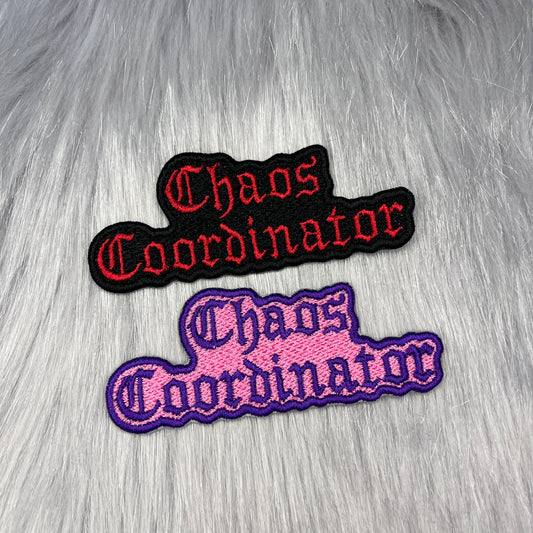 Chaos Coordinator Embroidered Patch