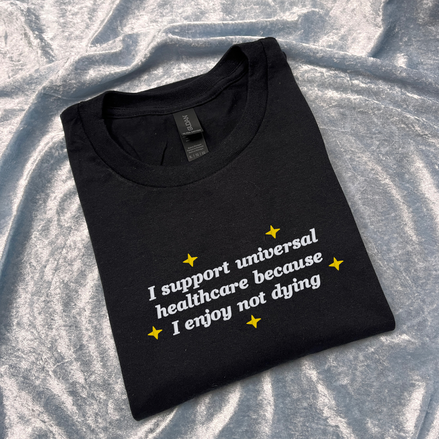 I Support Universal Healthcare Embroidered Sweatshirt