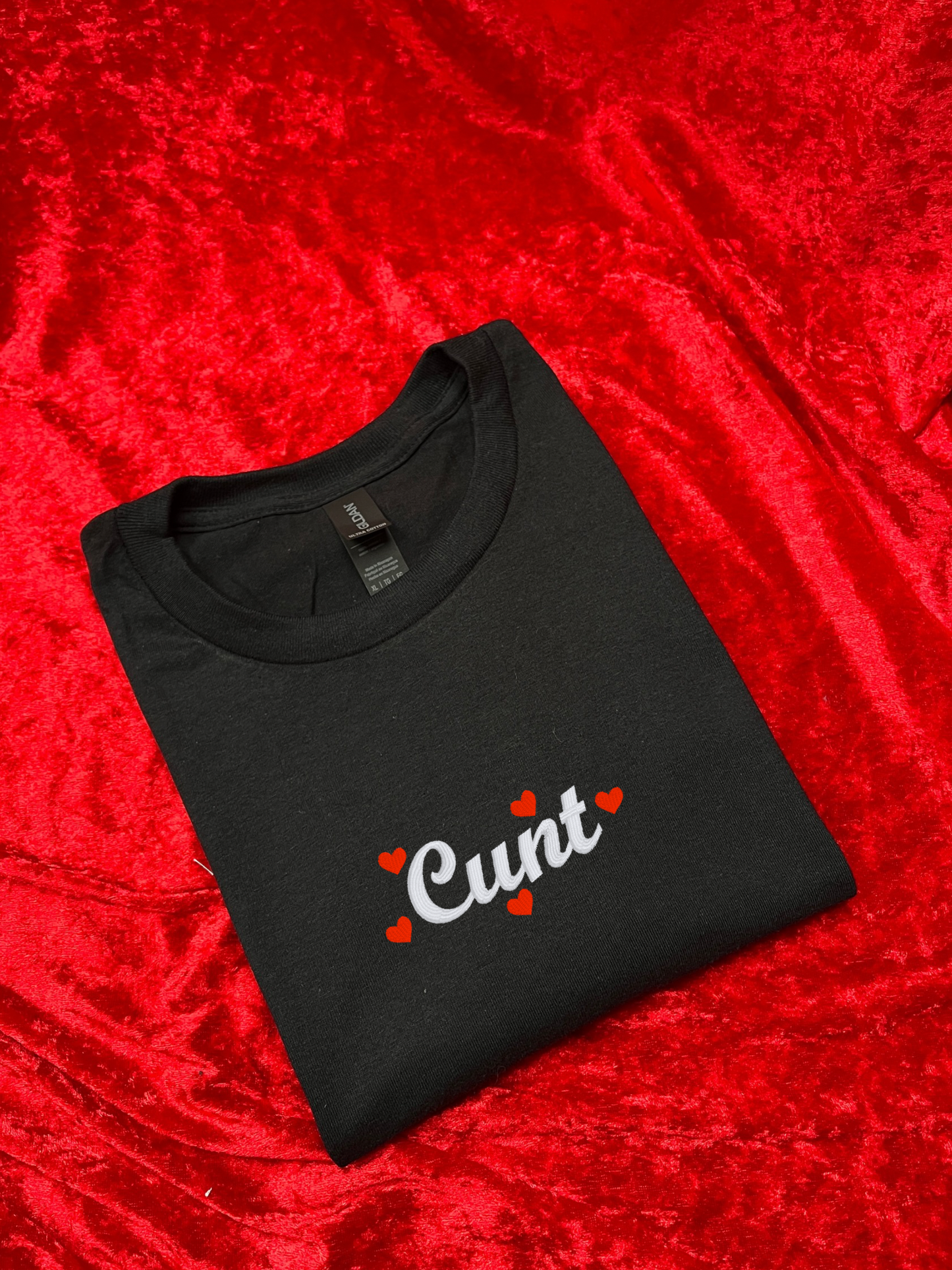 Cunt Embroidered T-Shirt