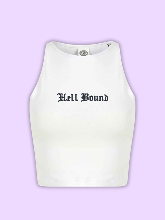Hell Bound Cropped Tank Top