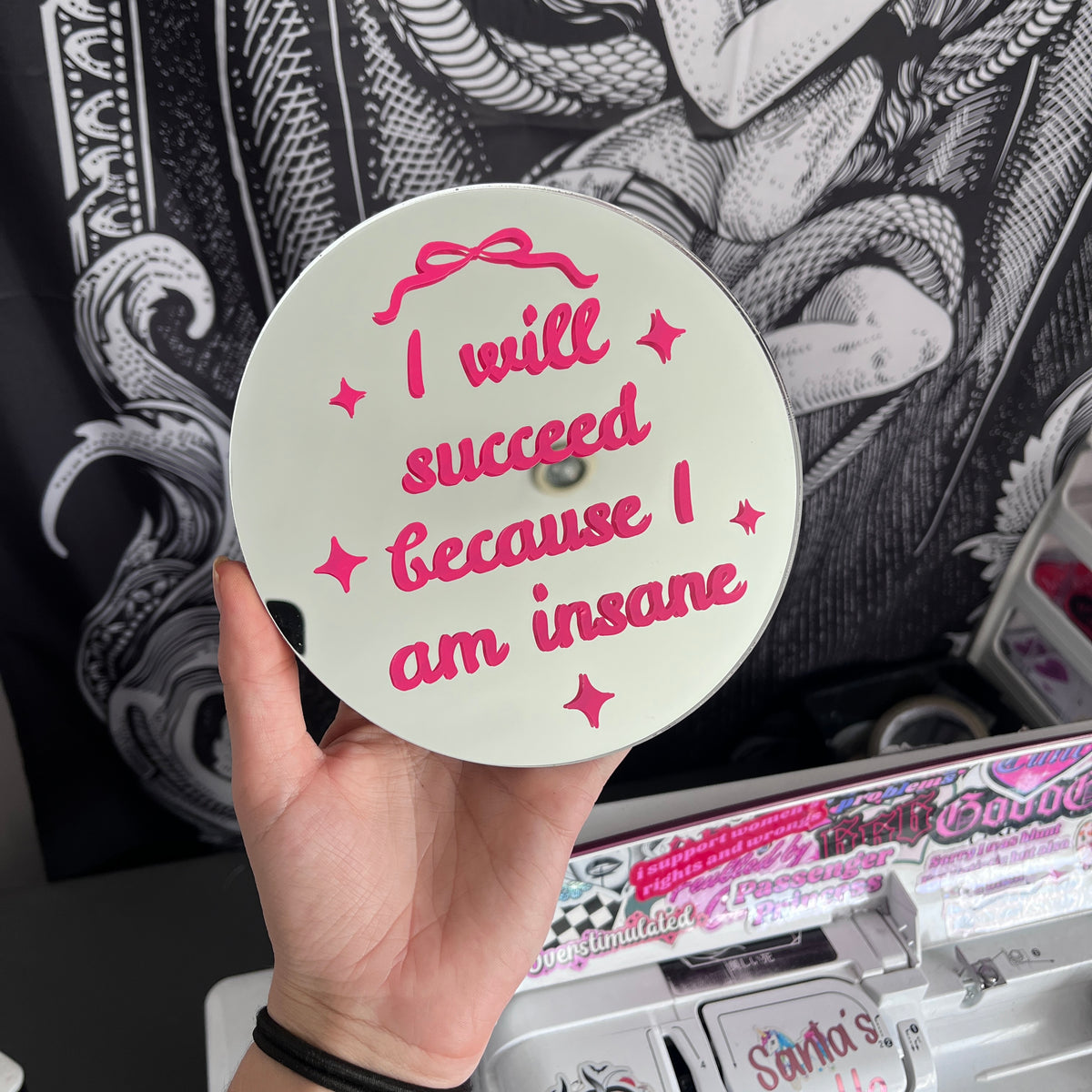I Will Succeed Because I Am Insane Mirror