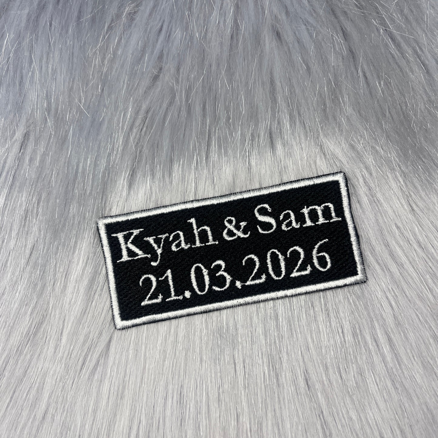 Personalised Name and Date Patch