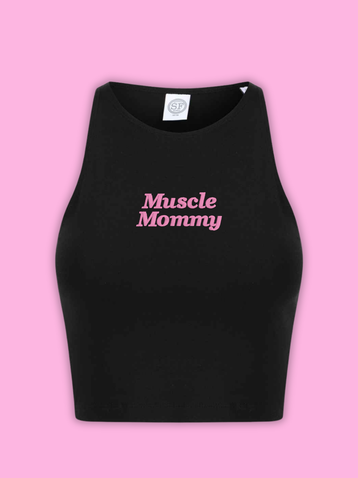 Muscle Mommy Cropped Tank Top