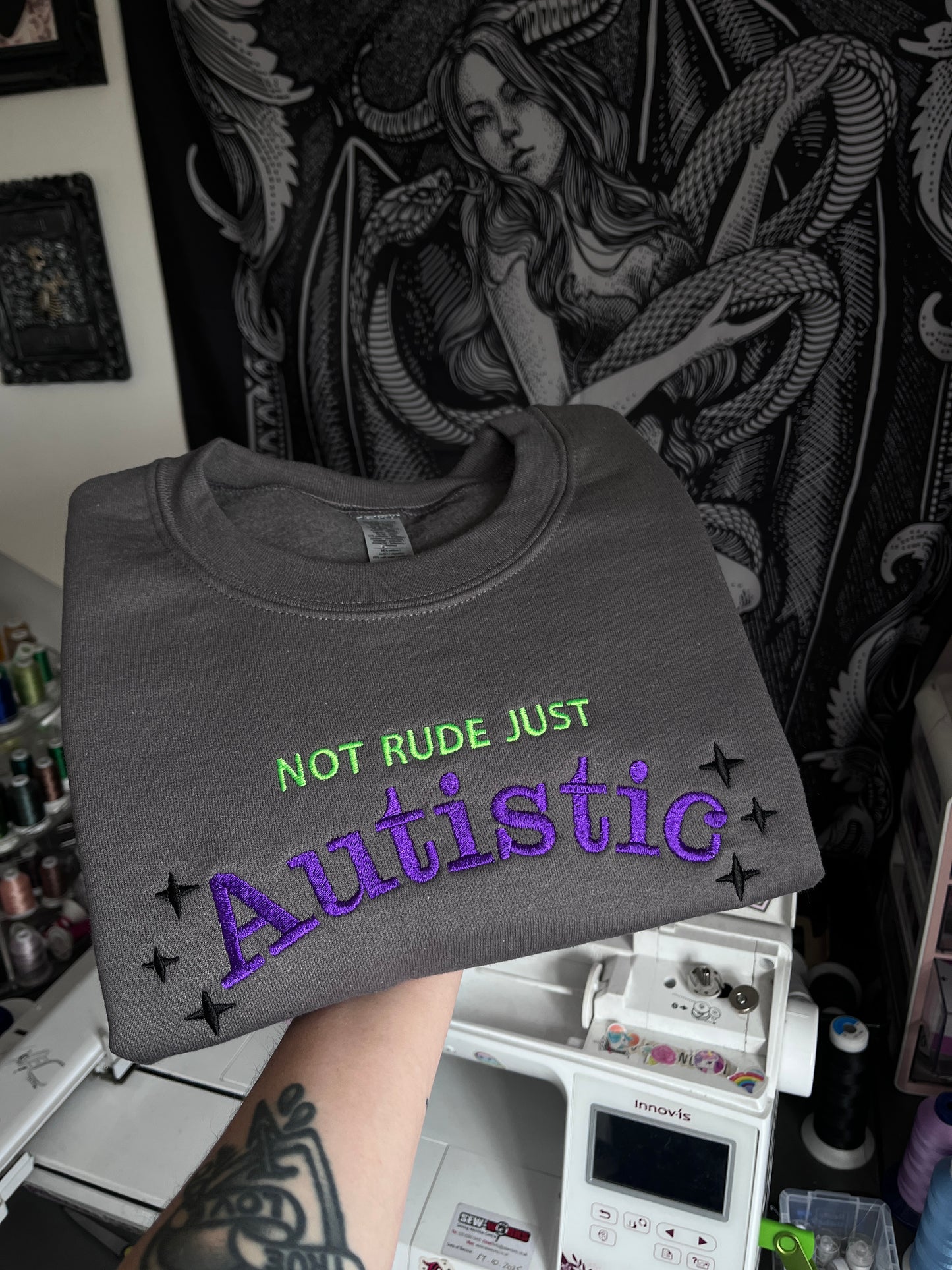 Not Rude Just Autistic Sweatshirt / T-Shirt
