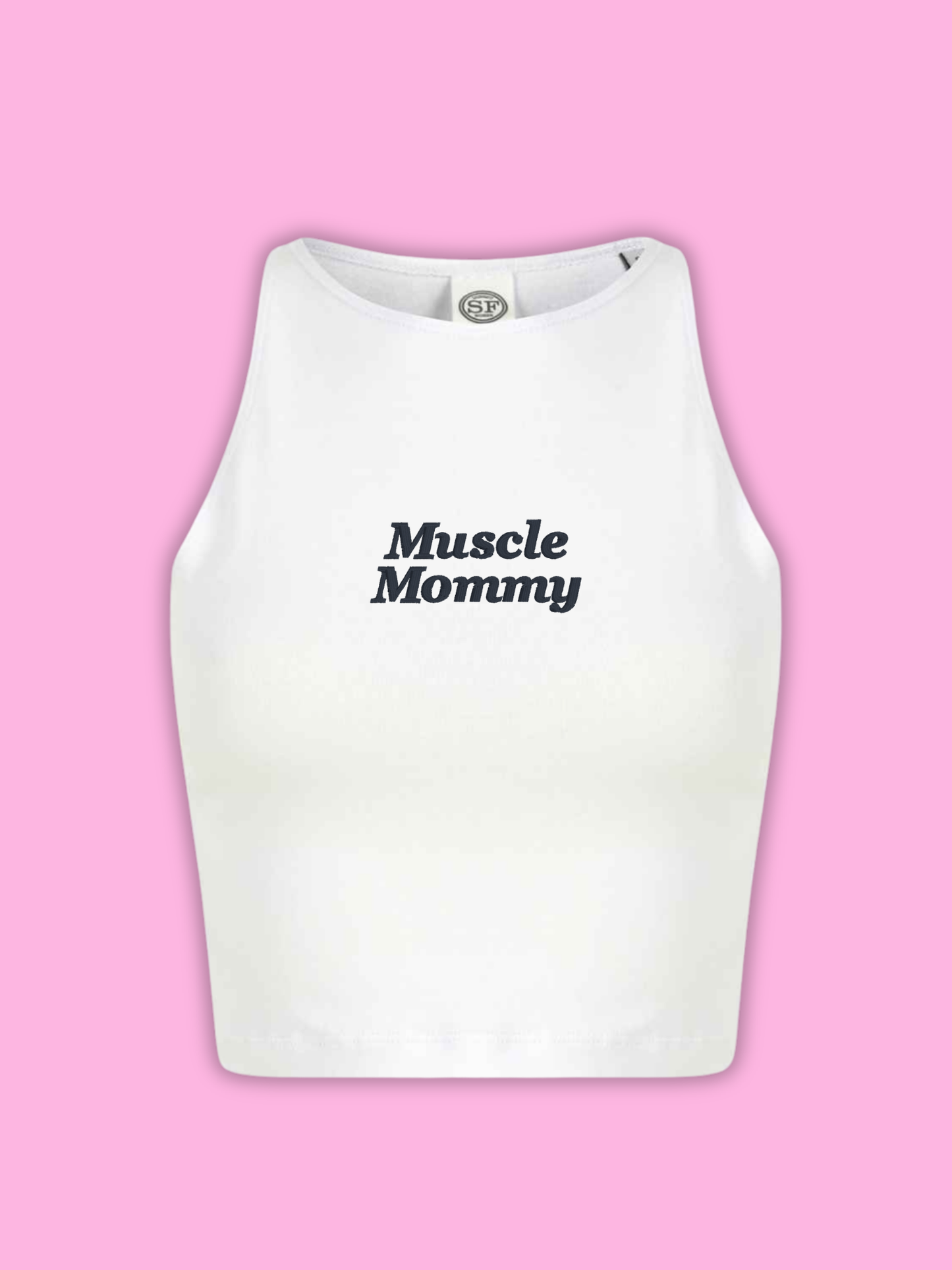 Muscle Mommy Cropped Tank Top