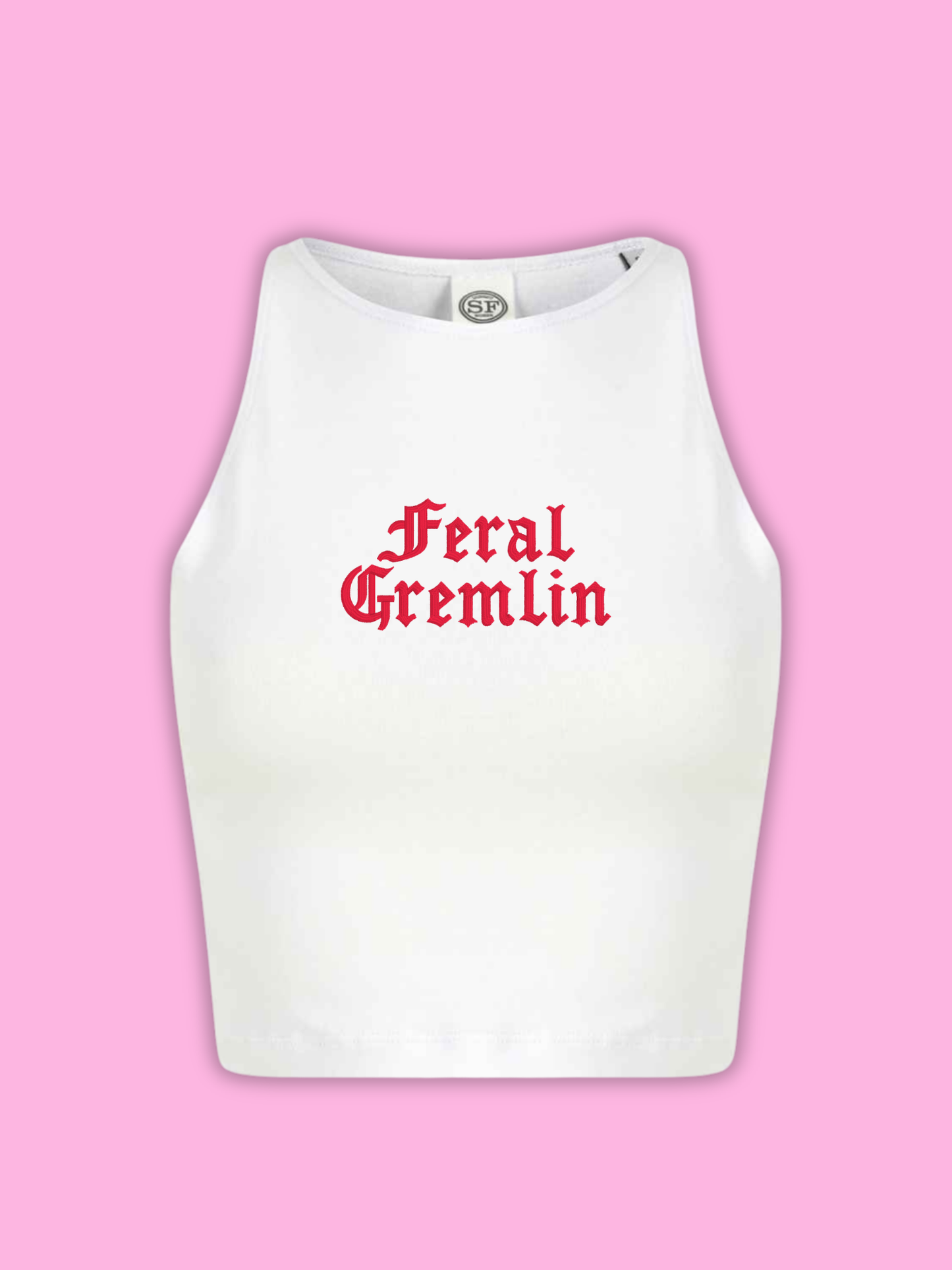 Feral Gremlin Cropped Tank Top