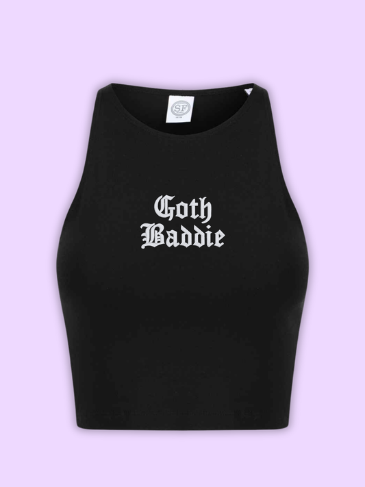 Goth BaddieCropped Tank Top