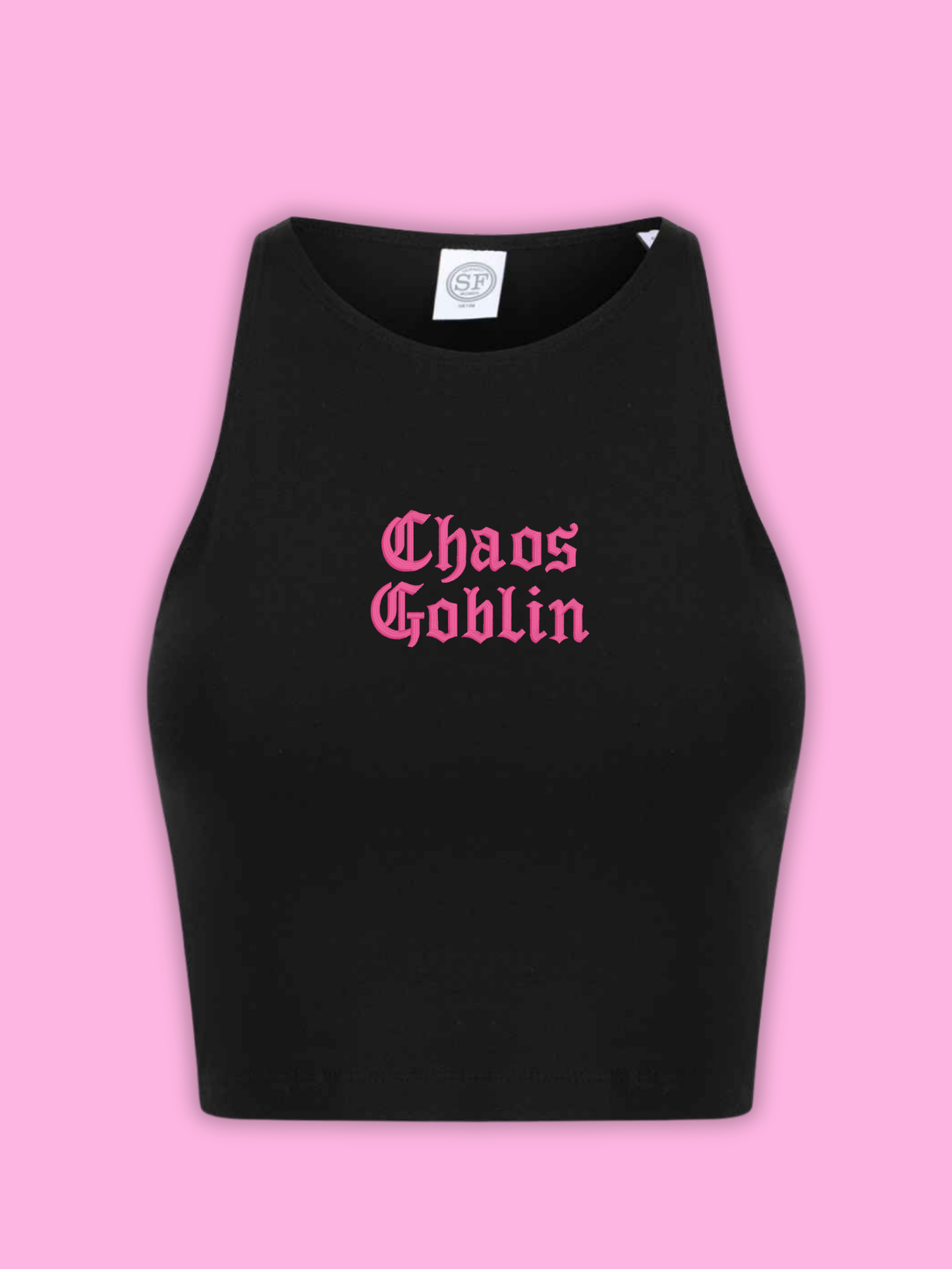Chaos Goblin Cropped Tank Top