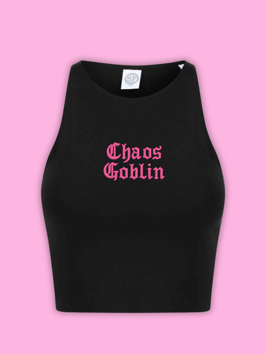 Chaos Goblin Cropped Tank Top