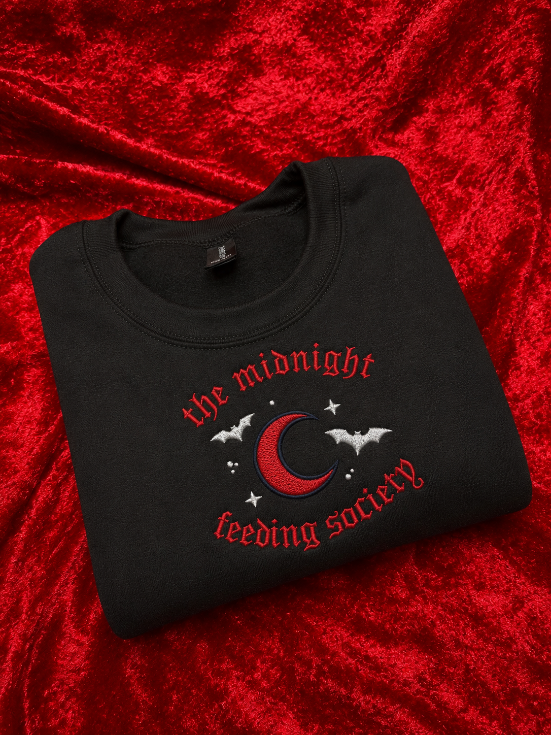 Midnight Feeding Society Embroidered Sweatshirt / T-Shirt