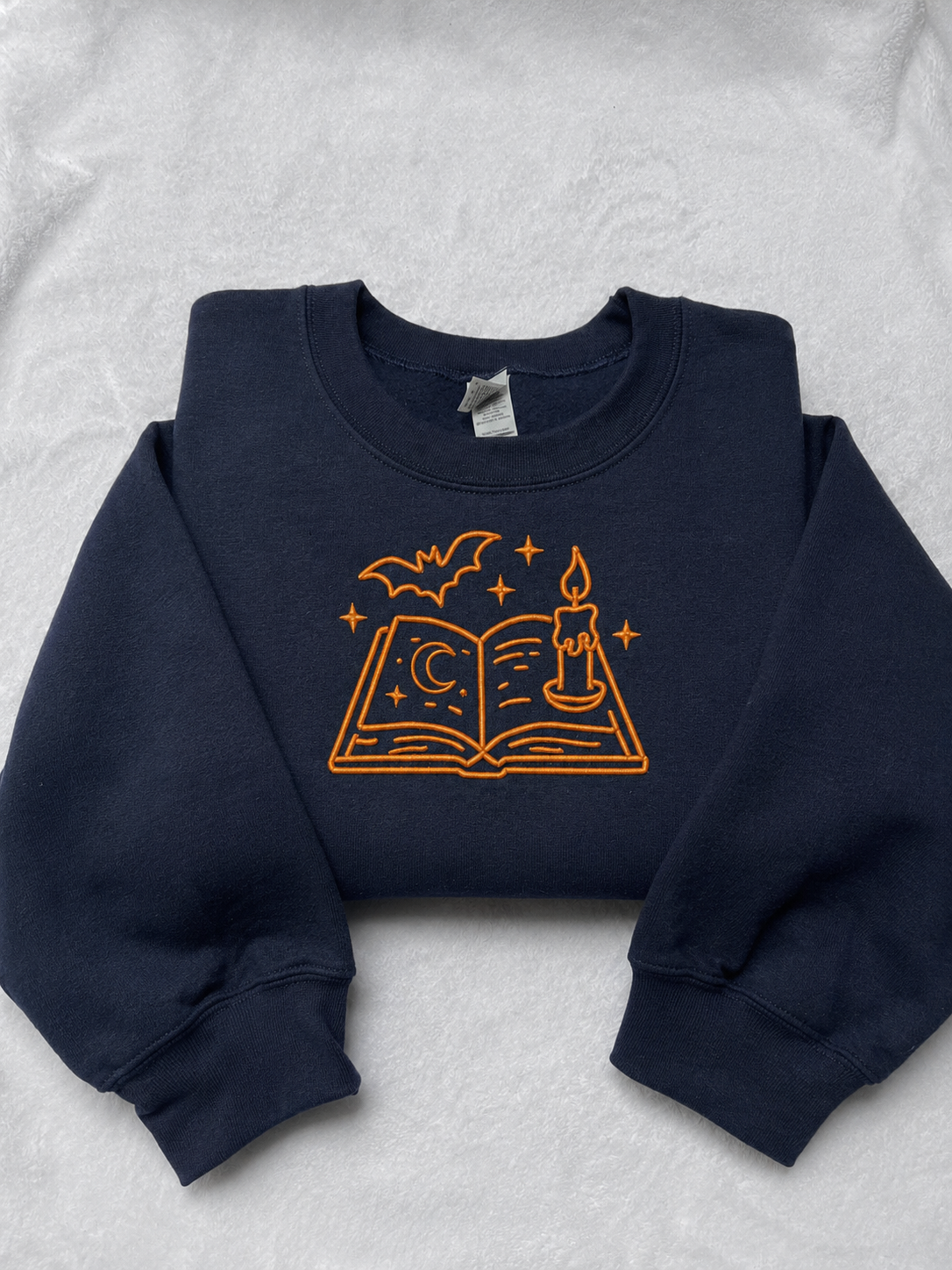 Witch's Spell book Embroidered Sweatshirt