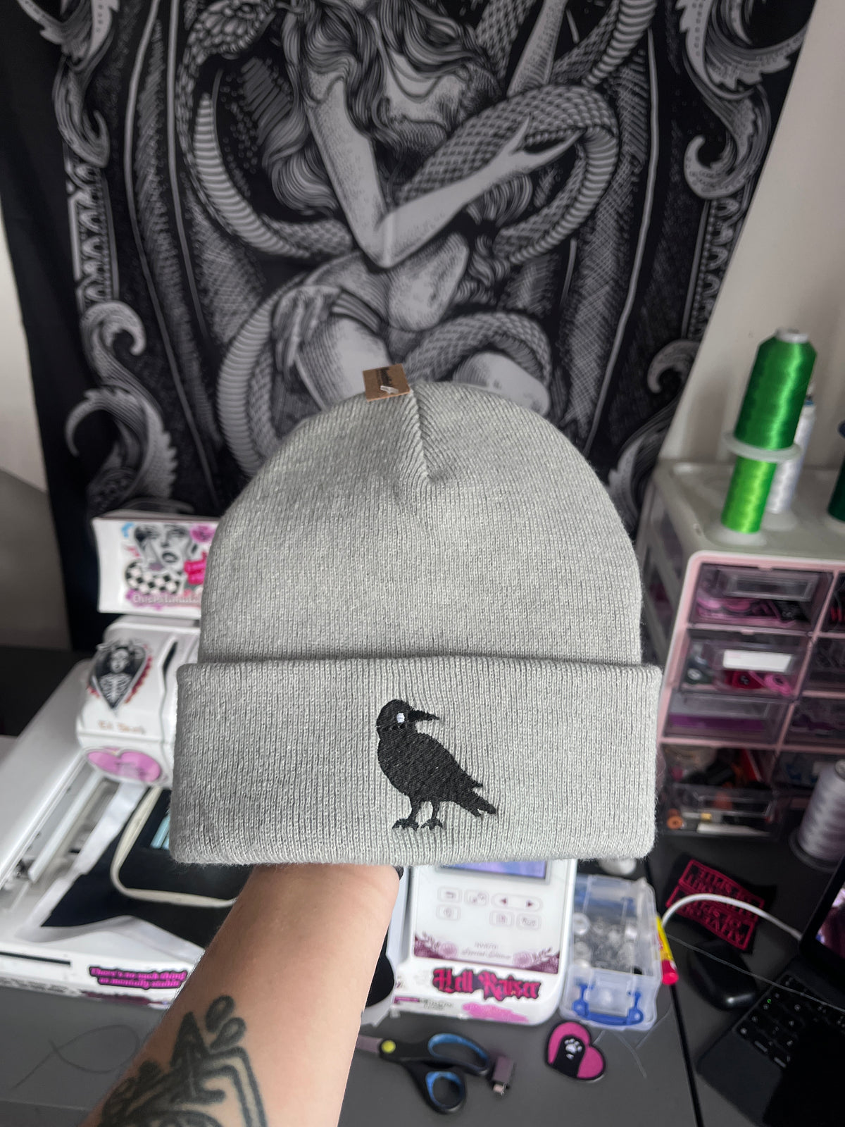 Crow Beanie