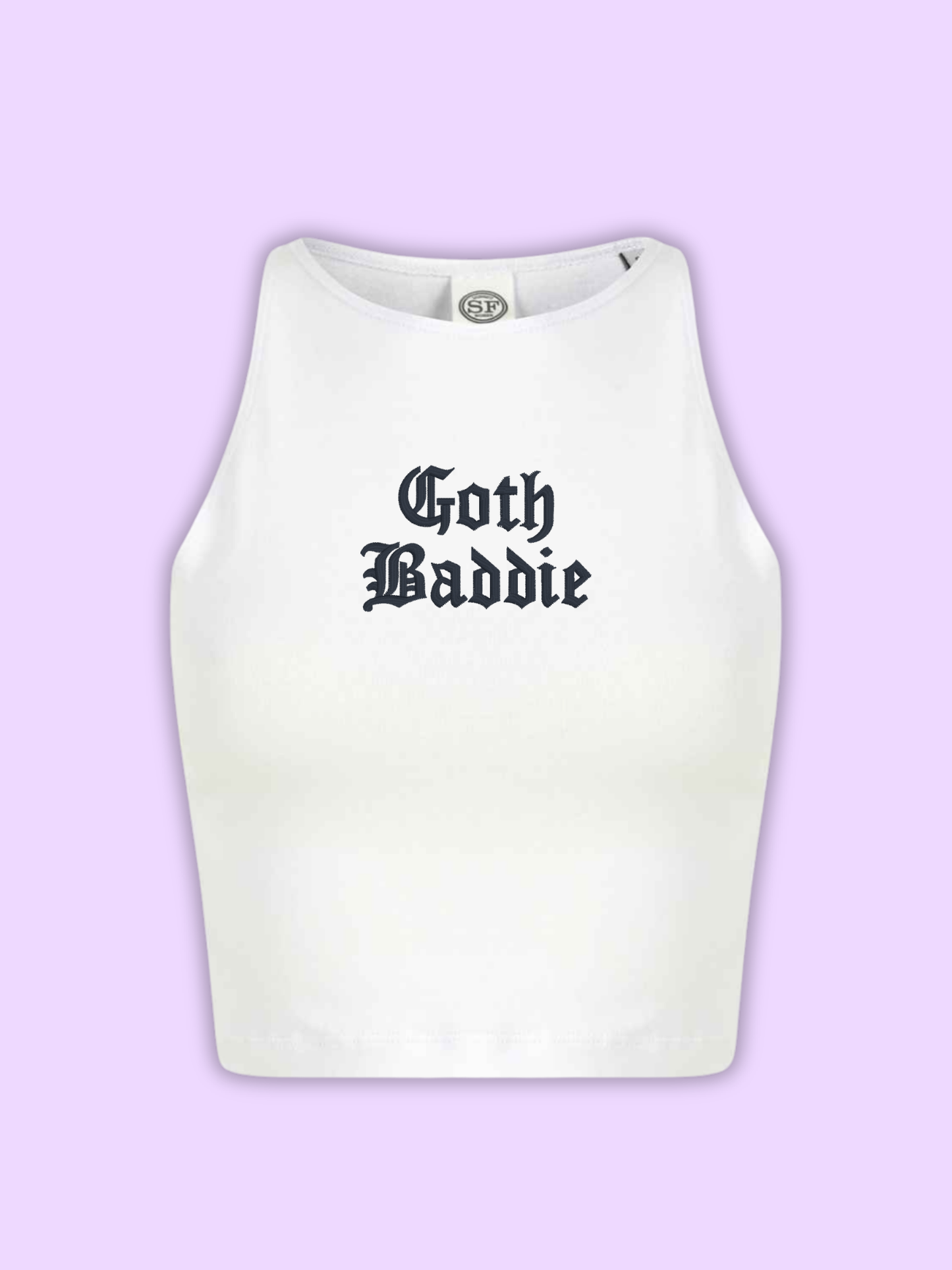 Goth BaddieCropped Tank Top