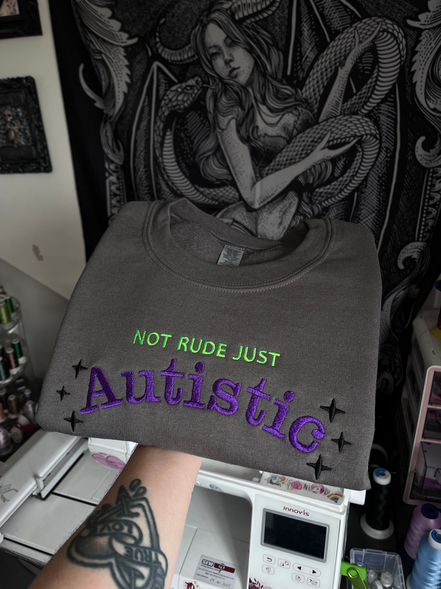 Not Rude Just Autistic Sweatshirt / T-Shirt