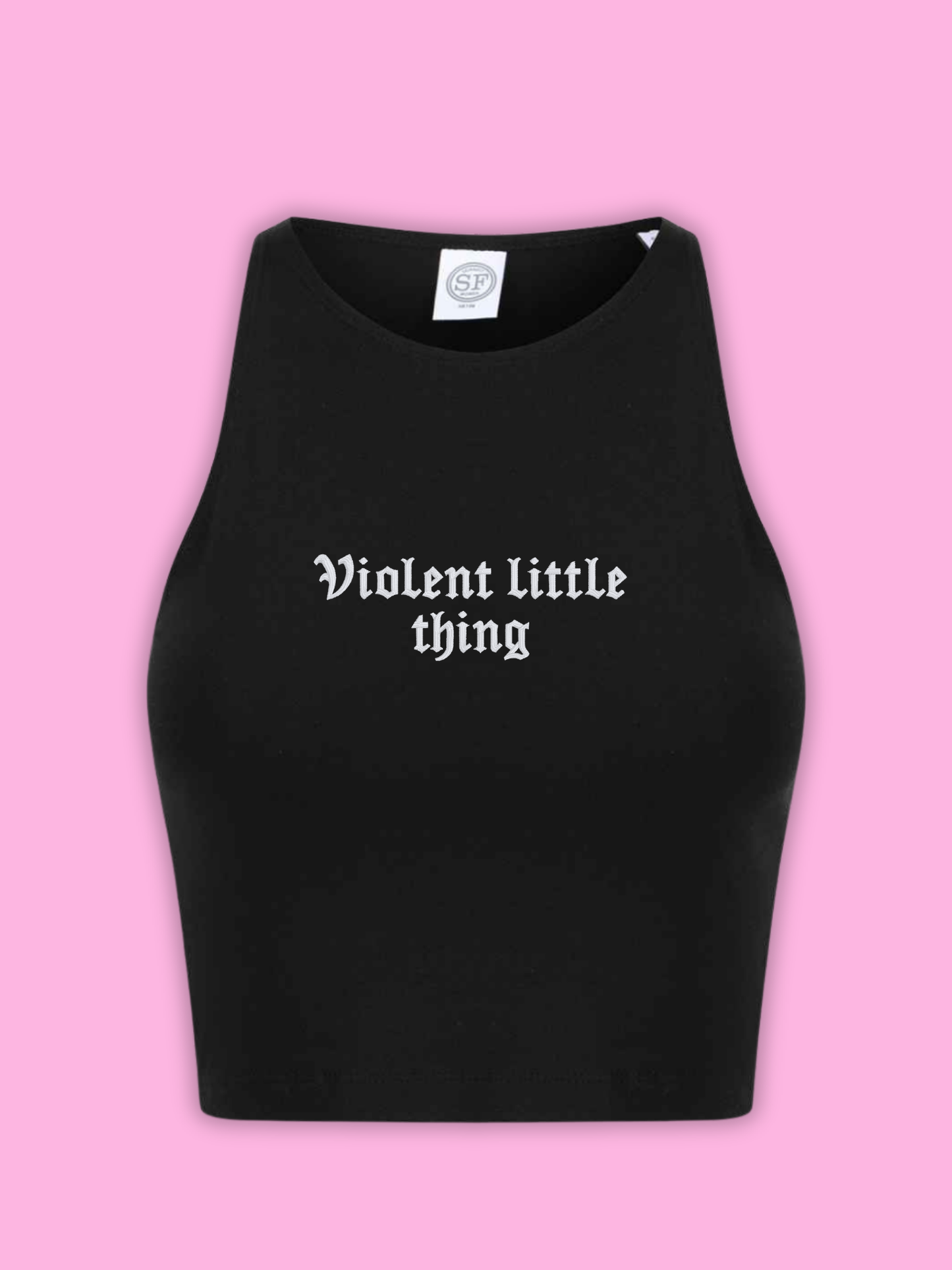 Violent Little Thing Cropped Tank Top