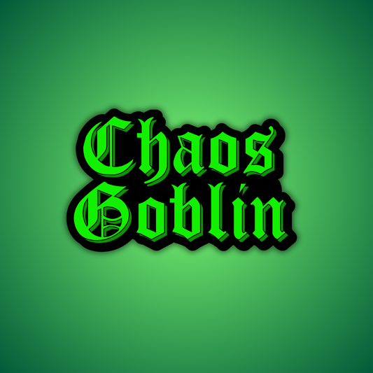 Chaos Goblin Holographic Sticker