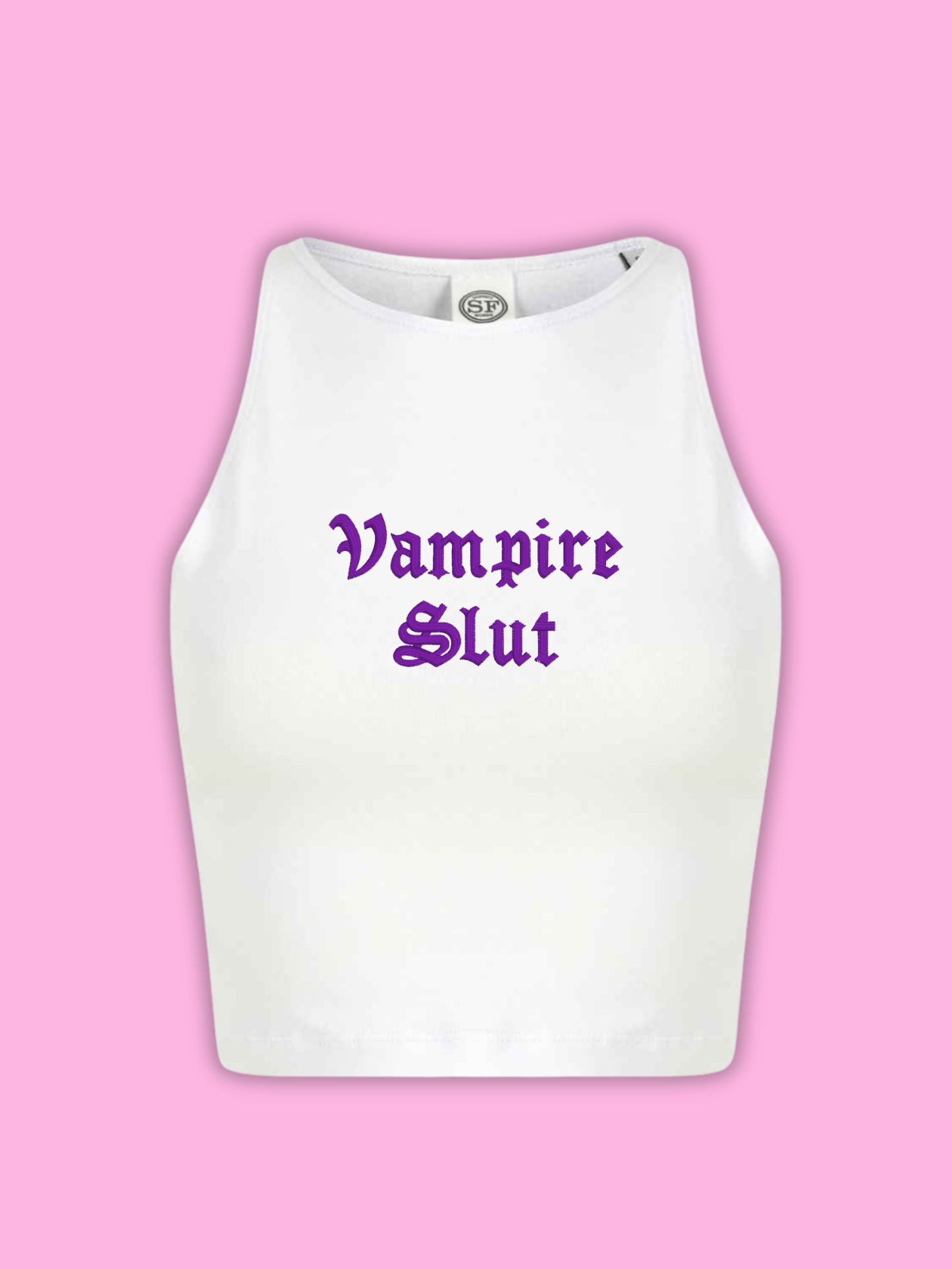 Vampire Slut Cropped Tank Top