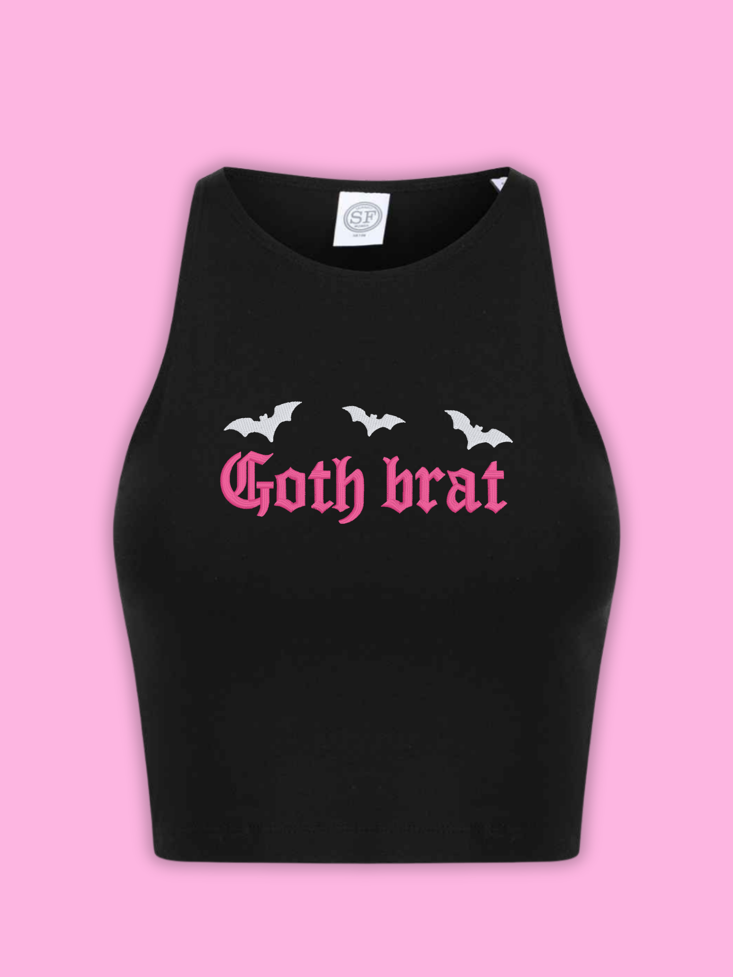 Goth Brat Cropped Tank Top