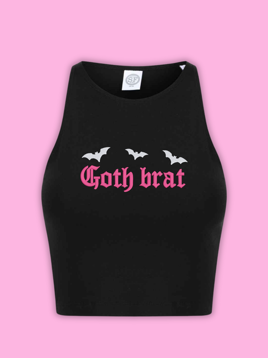 Goth Brat Cropped Tank Top