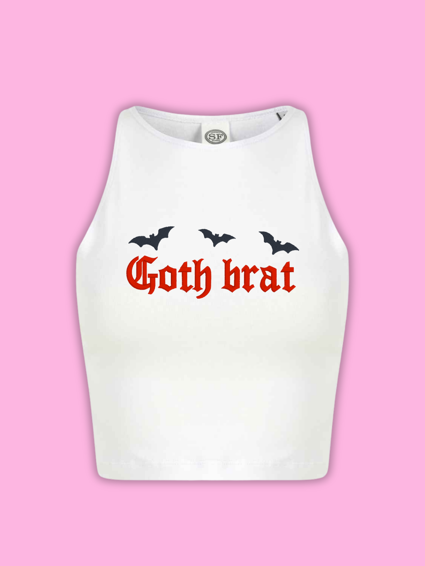 Goth Brat Cropped Tank Top