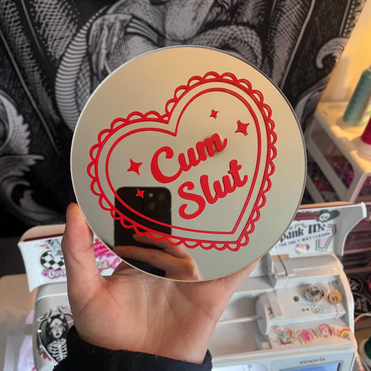 Cum Slut Mirror