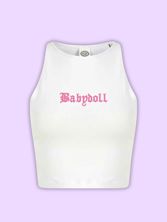 Babydoll Cropped Tank Top