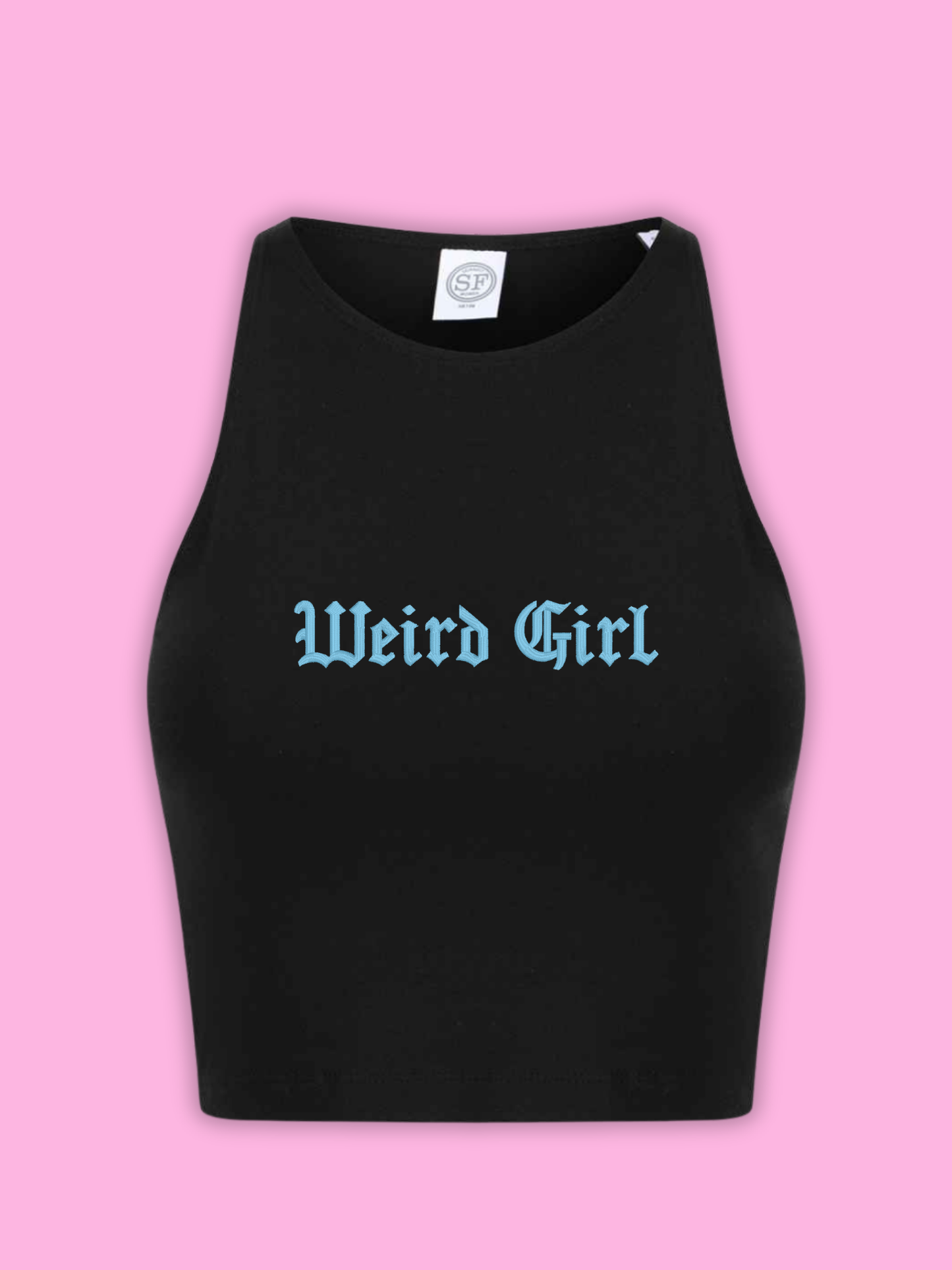 Weird Girl Cropped Tank Top