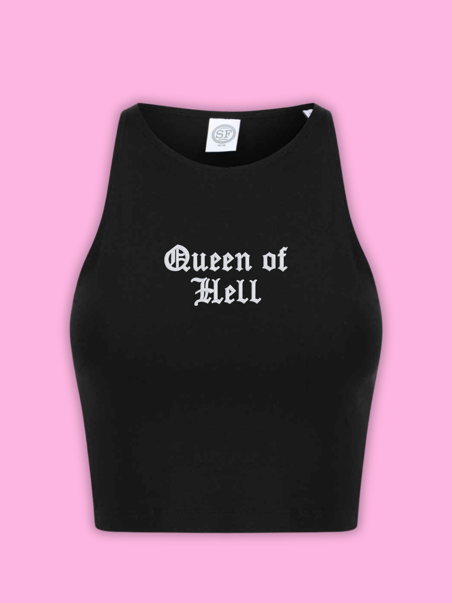 Queen Of Hell Cropped Tank Top