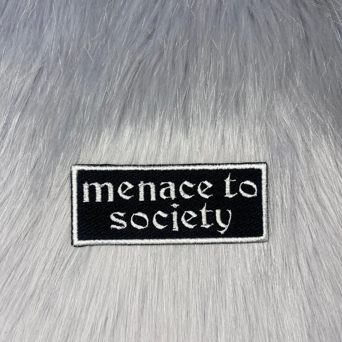 Menace To Society Embroidered Patch
