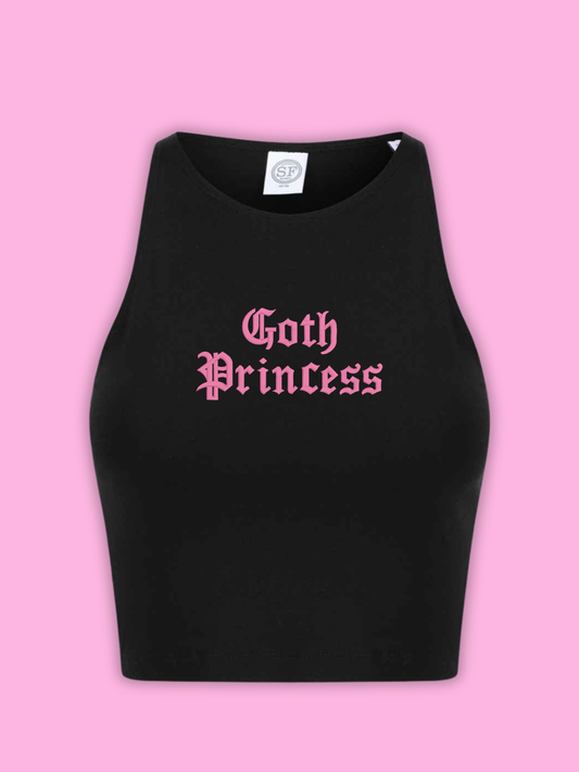 Goth Princess Cropped Tank Top