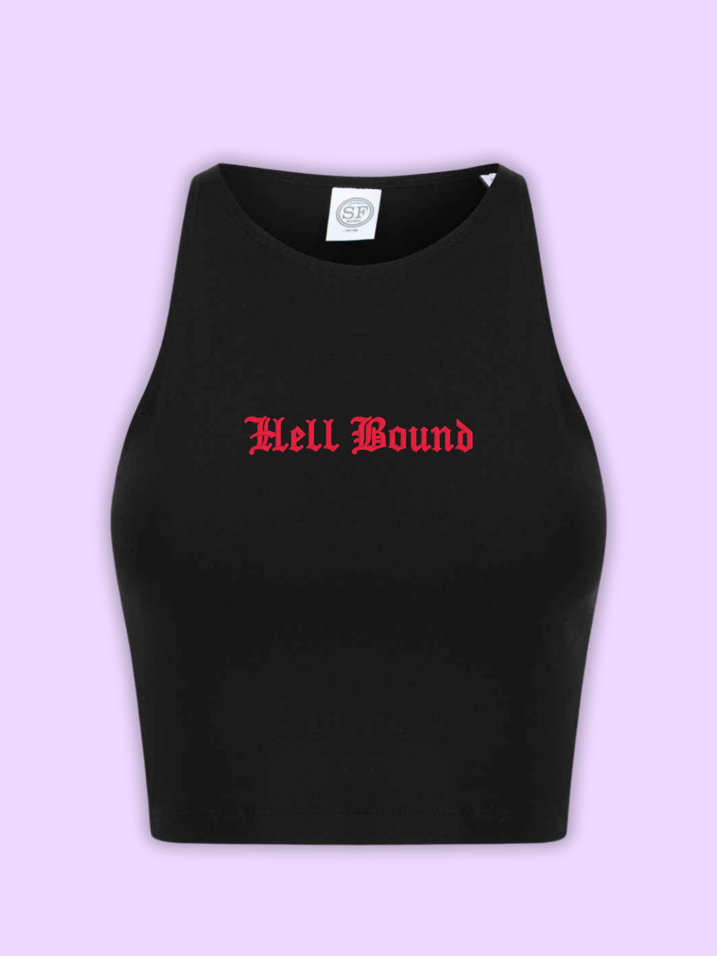 Hell Bound Cropped Tank Top