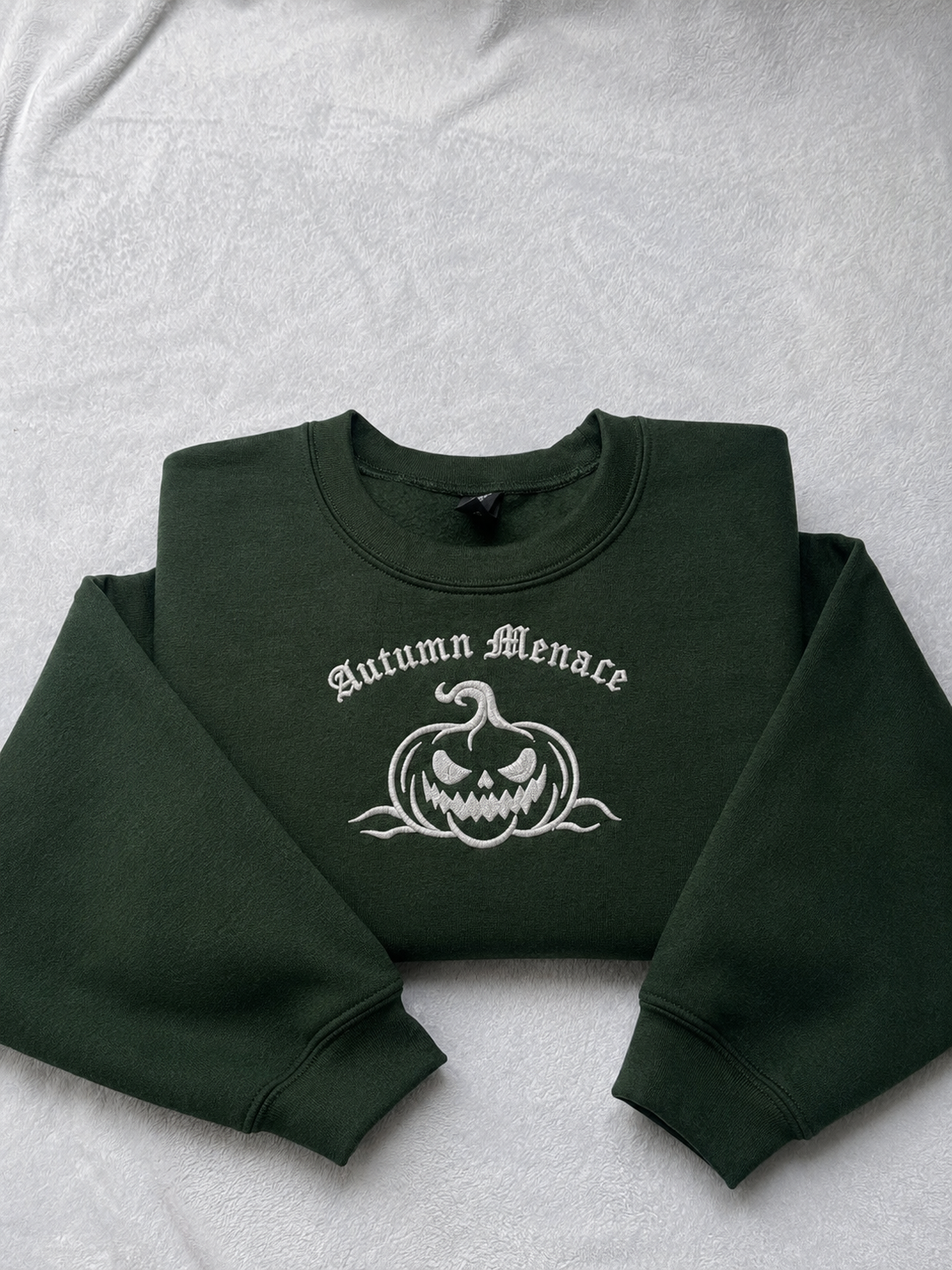 Autumn Menace Embroidered Sweatshirt / T-Shirt