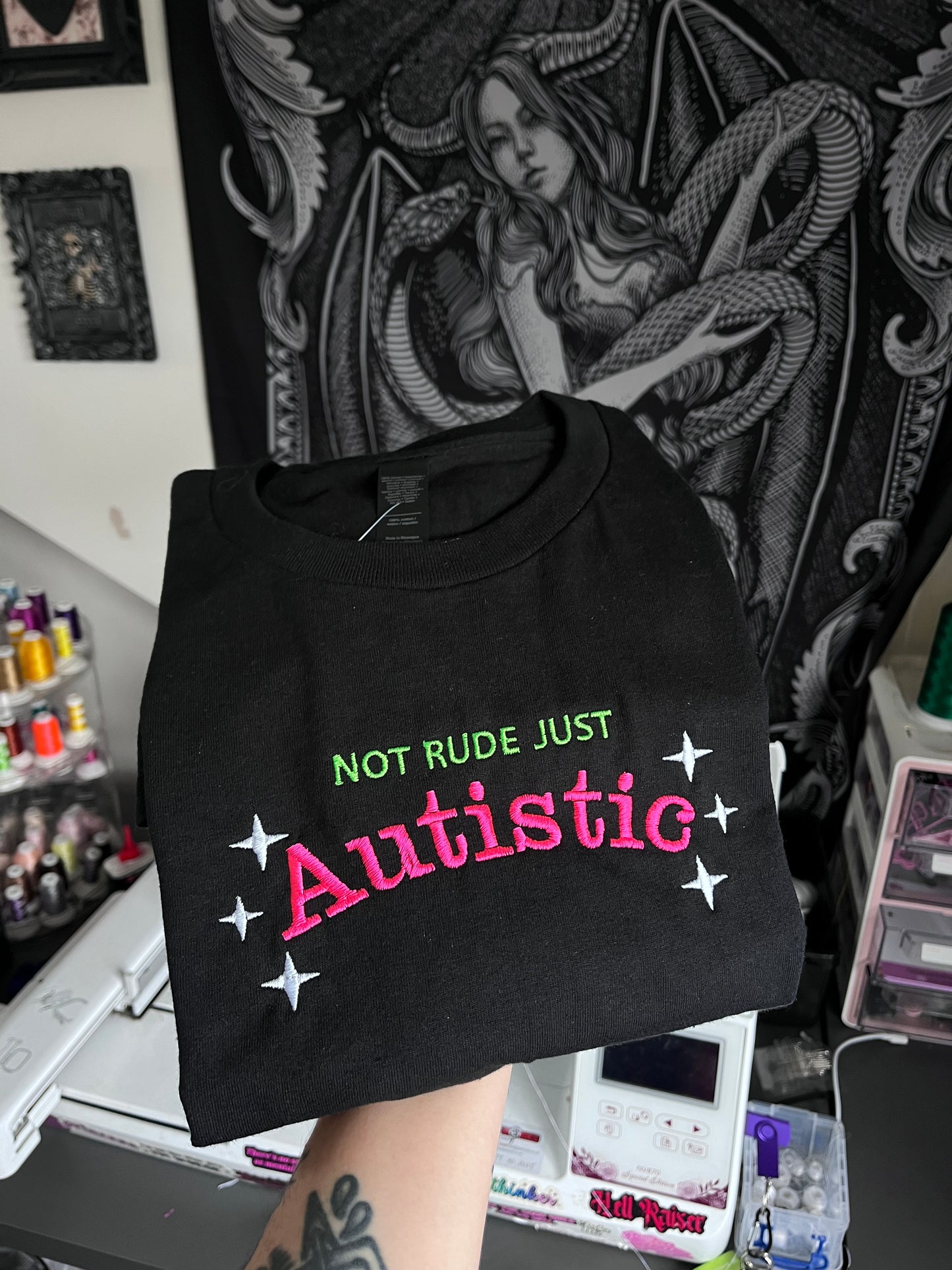 Not Rude Just Autistic Sweatshirt / T-Shirt