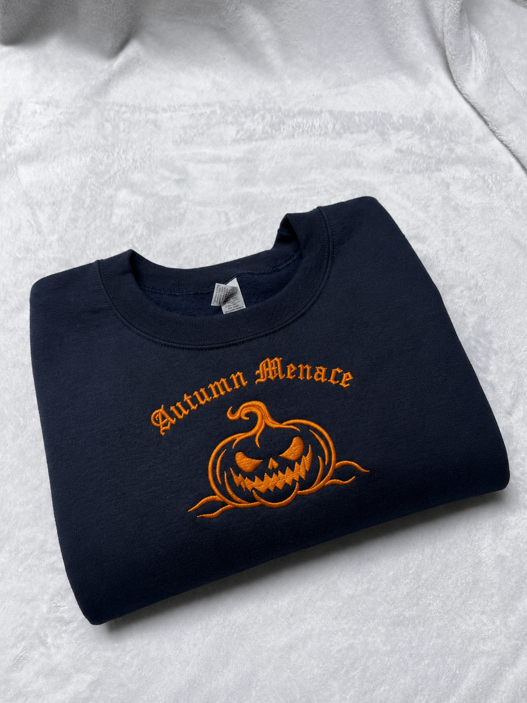 Autumn Menace Embroidered Sweatshirt / T-Shirt
