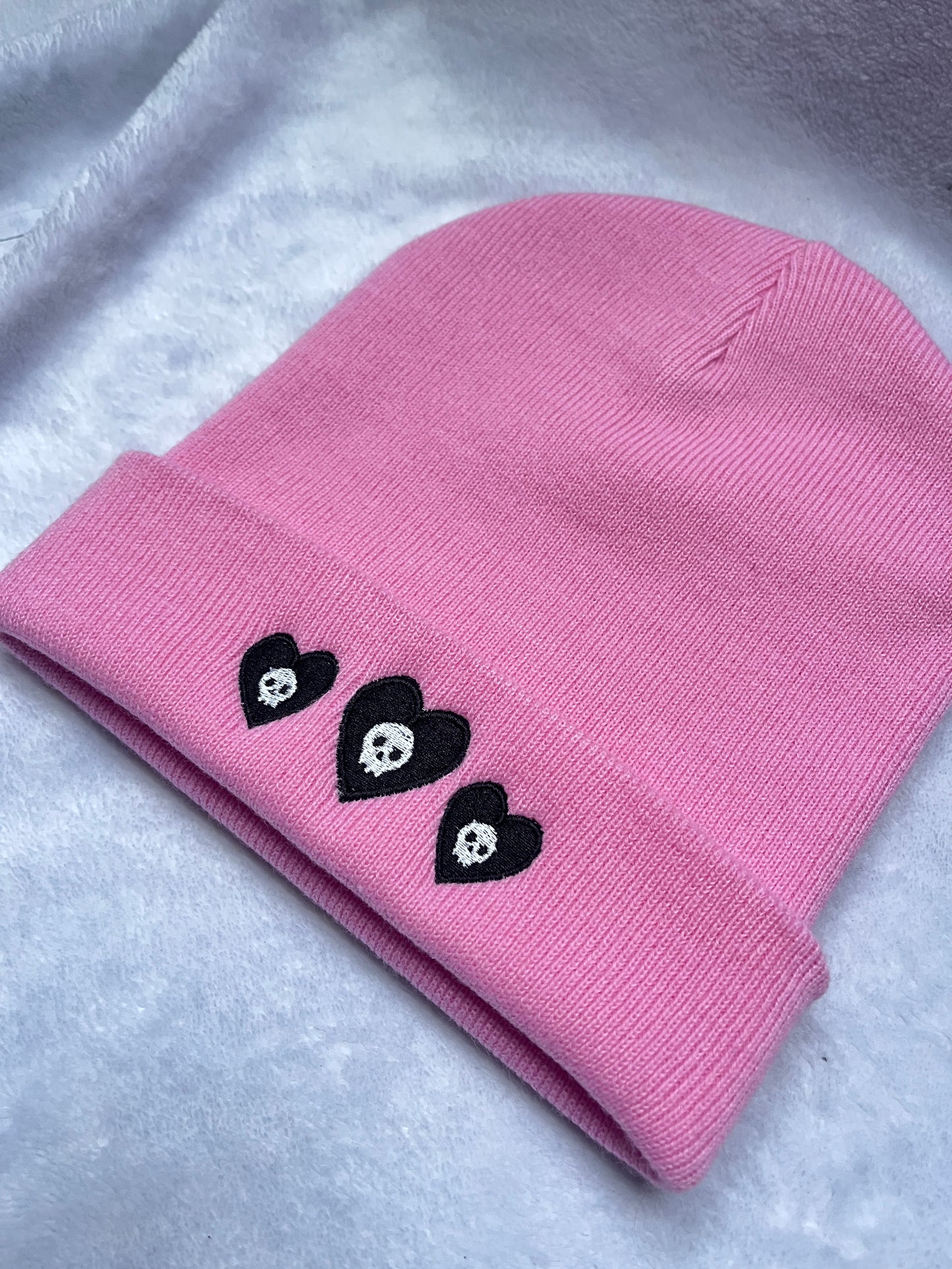 Skull Heart Beanie