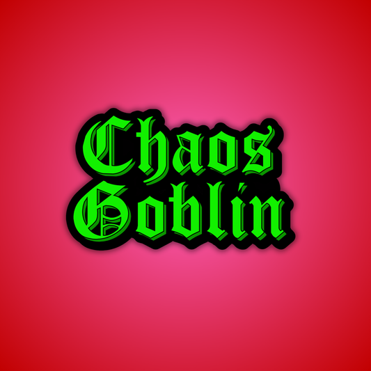Chaos Goblin Holographic Sticker