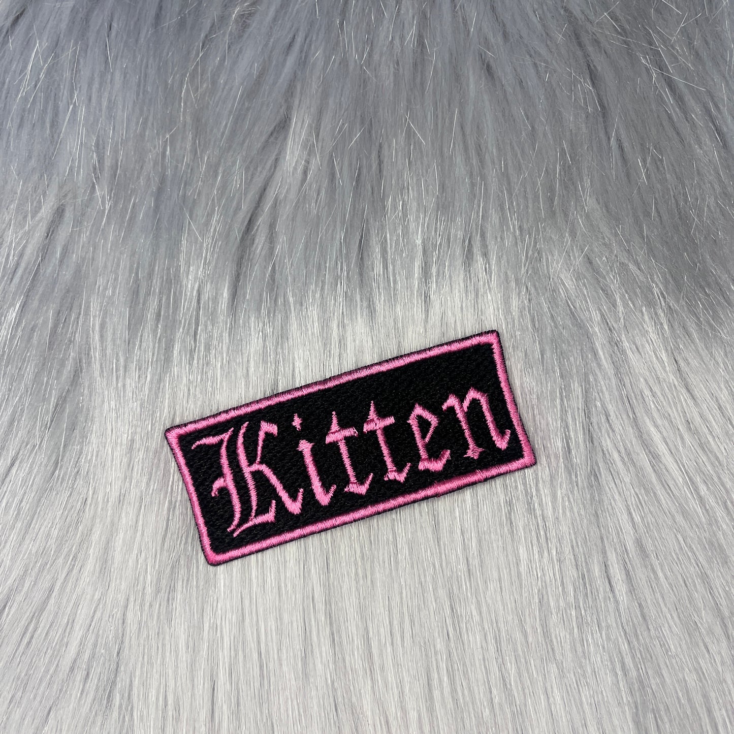 Kitten Embroidered Patch