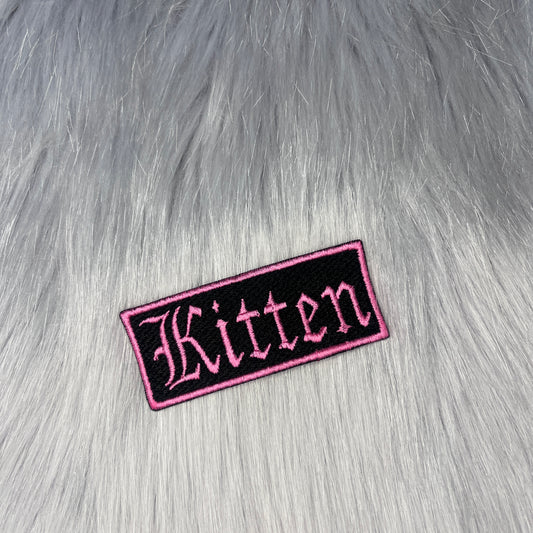 Kitten Embroidered Patch