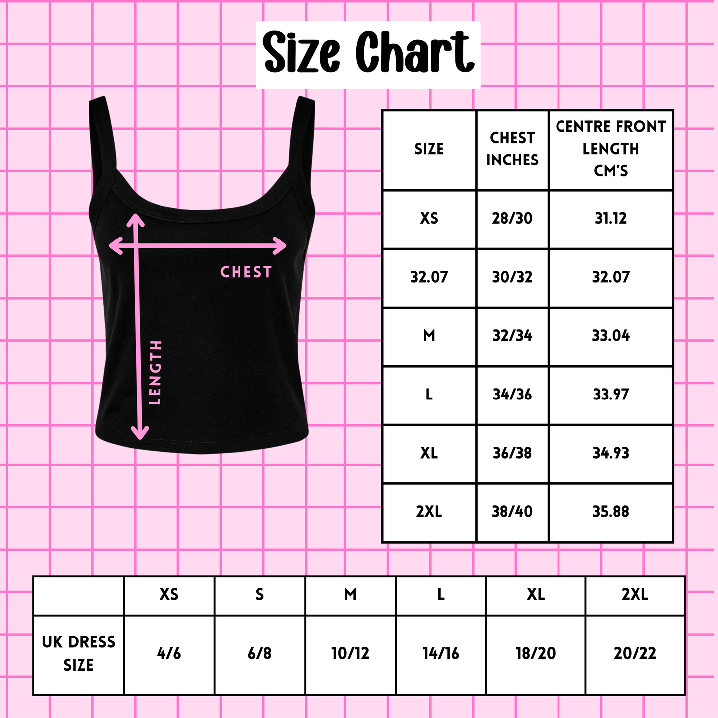 Good Girl Spaghetti Strap Crop Tank Top