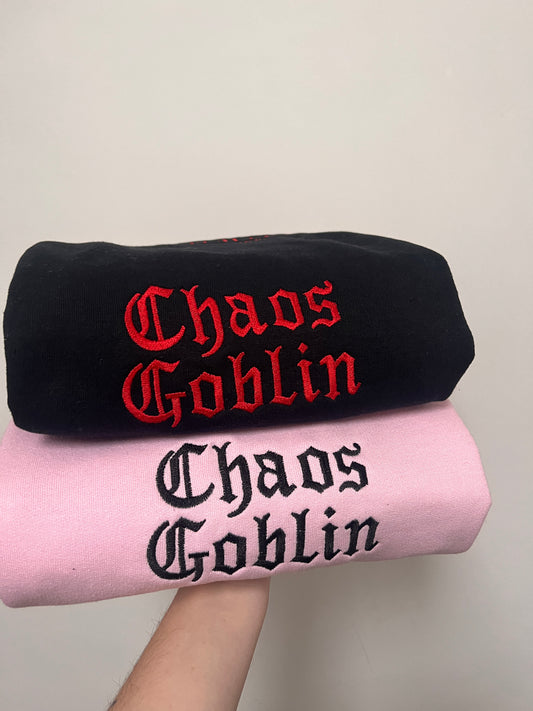 Chaos Goblin Embroidered Sweatshirt