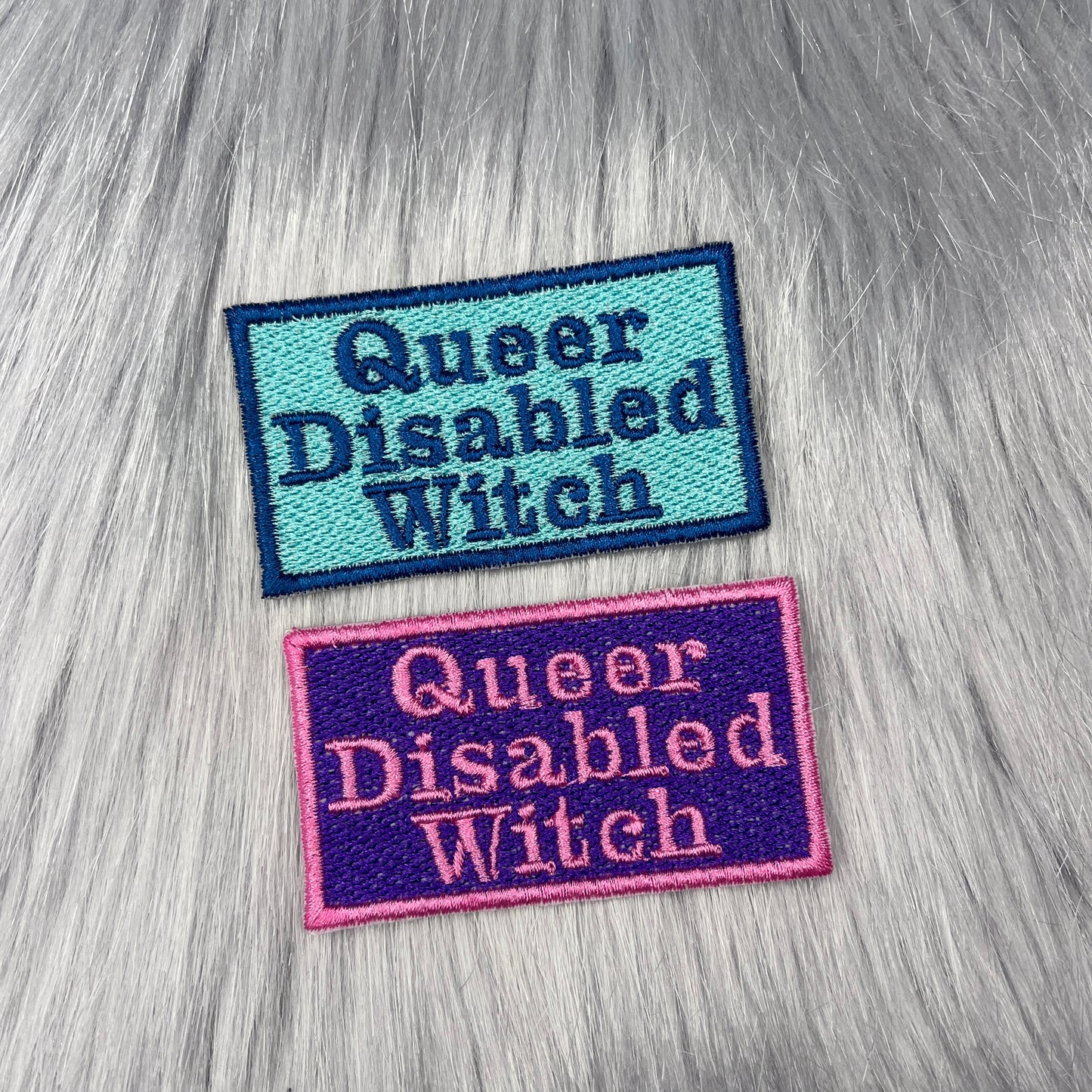 Queer Disabled Witch Embroidered Patch