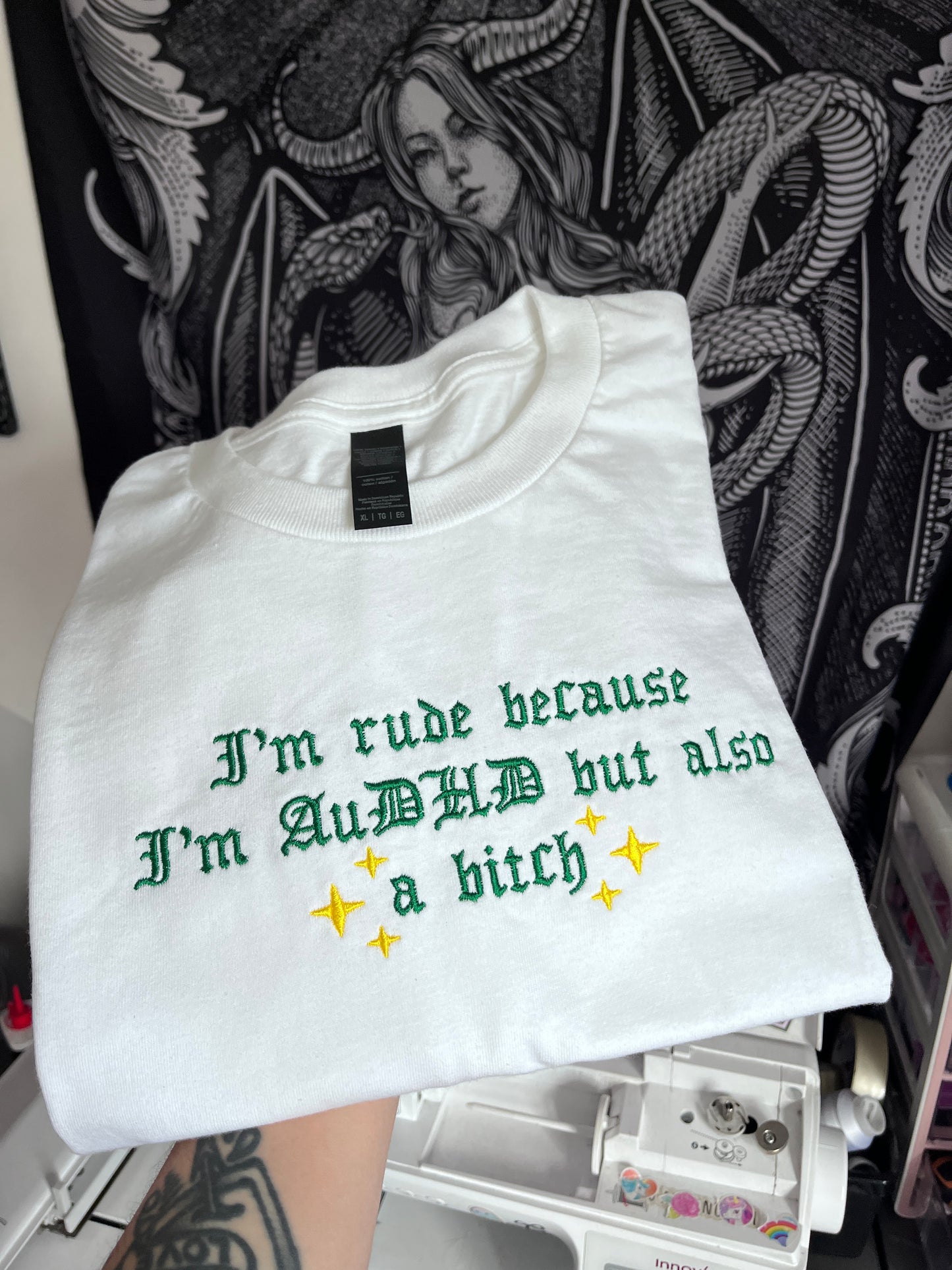 I’m Rude Because I’m AuDHD Sweatshirt / T-Shirt