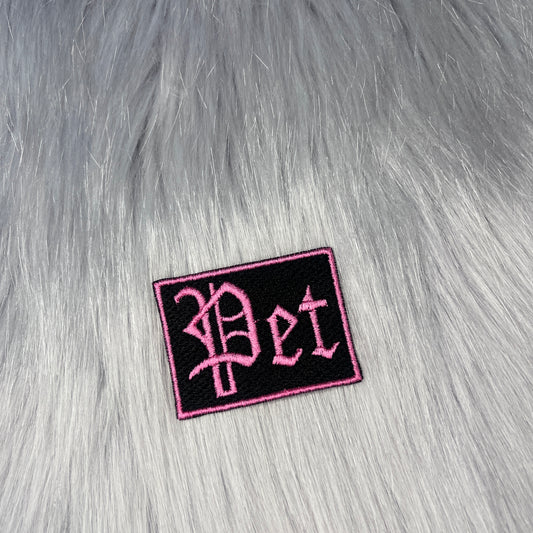 Pet Embroidered Patch