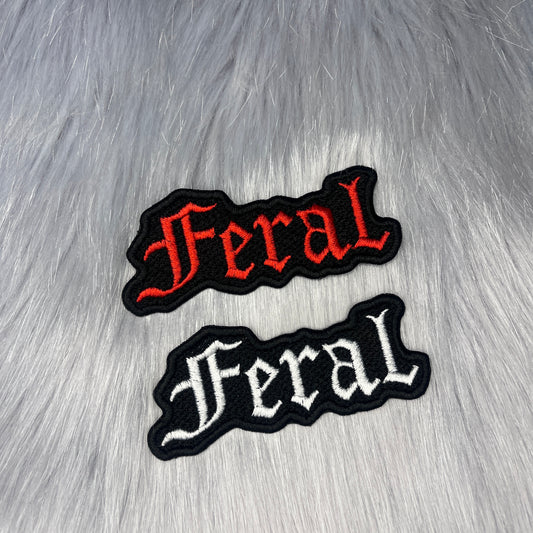 Feral Embroidered Patch