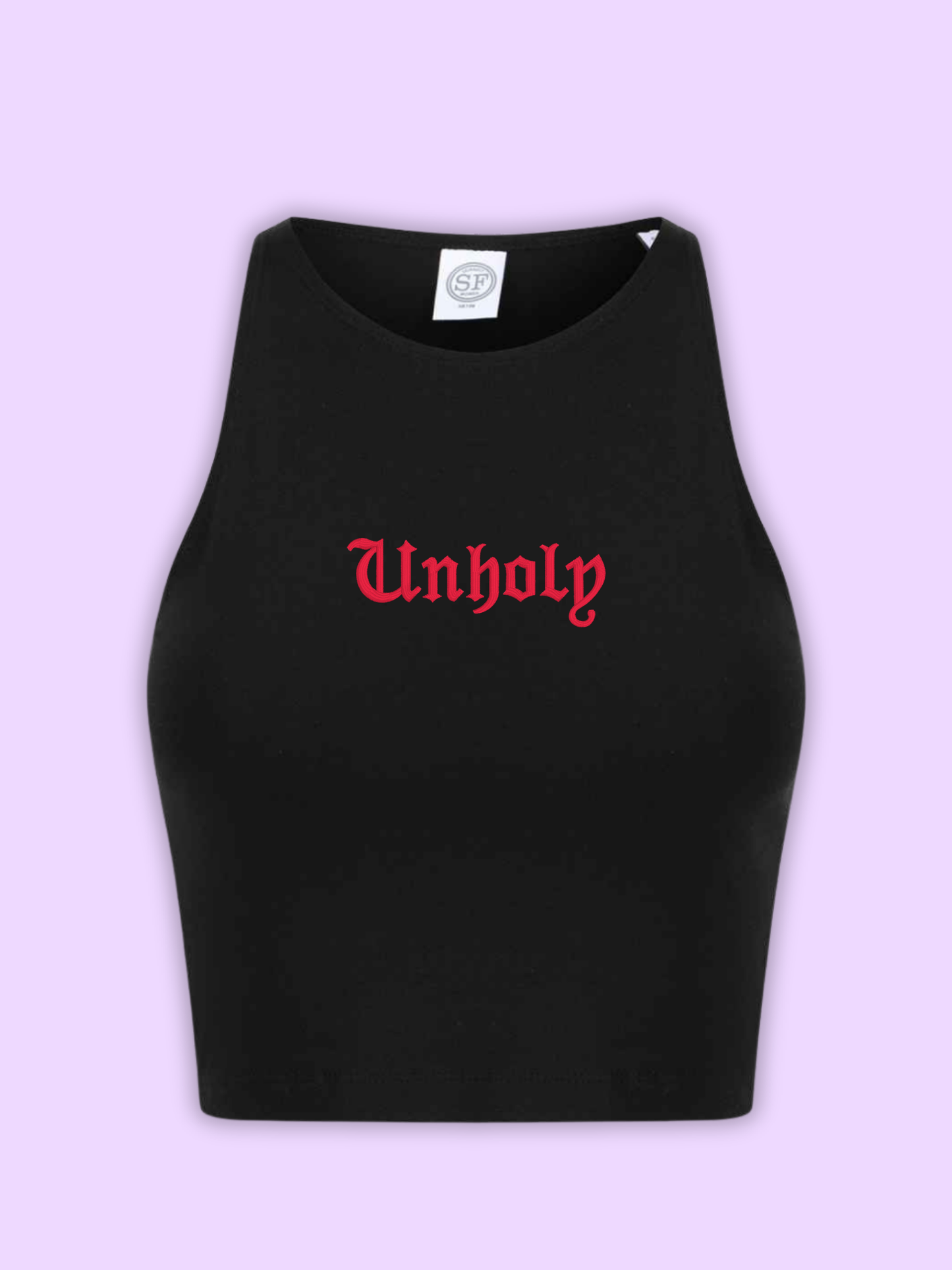 Unholy Cropped Tank Top