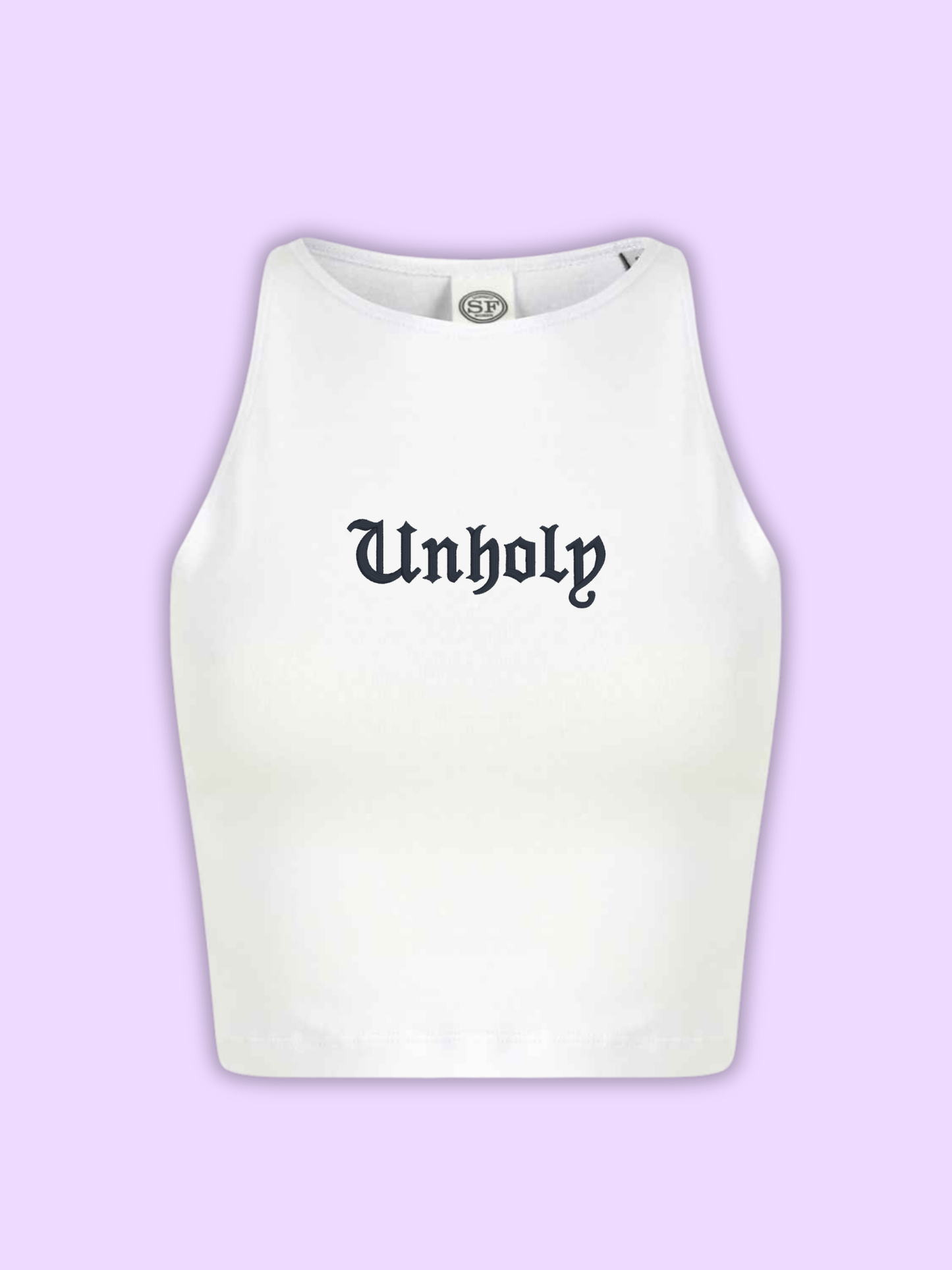 Unholy Cropped Tank Top